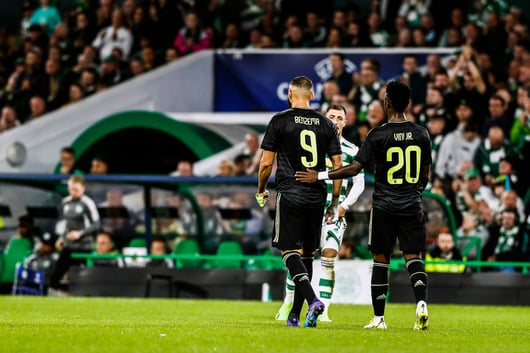 Karim Benzema, attaquant du Real Madrid, est sorti sur blessure face au Celtic.