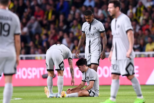 Vitinha sorti sur blessure lors de Nantes- PSG 