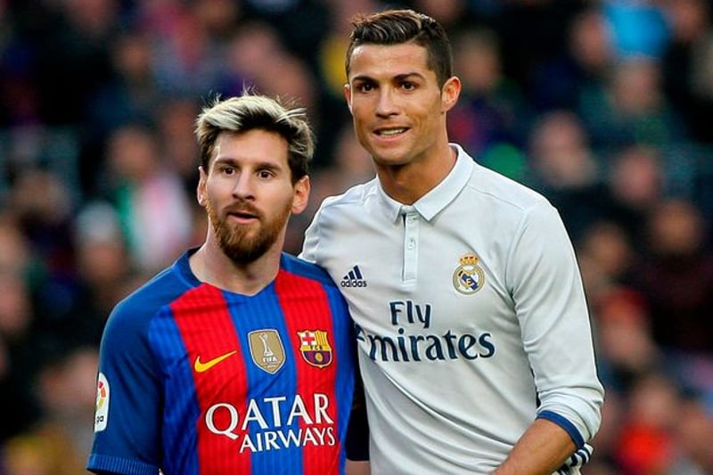 Cristiano Ronaldo et Lionel Messi, les deux stars du Real Madrid et du FC Barcelone