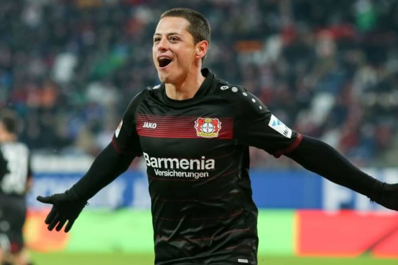 Chicharito Hernandez, attaquant du Bayer Leverkusen