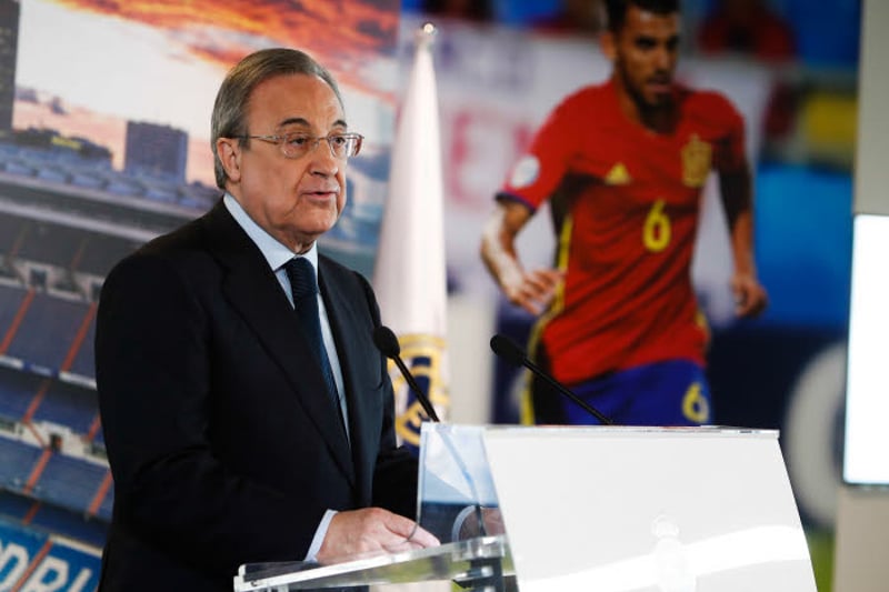 Florentino Pérez, le président du Real Madrid, souhaiterait boucler un deal retentissant avec Tottenham.