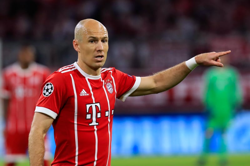 Arjen Robben, ailier droit au Bayern Munich.