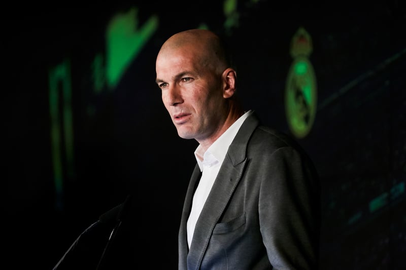 Zinedine Zidane, entraineur du Réal Madrid