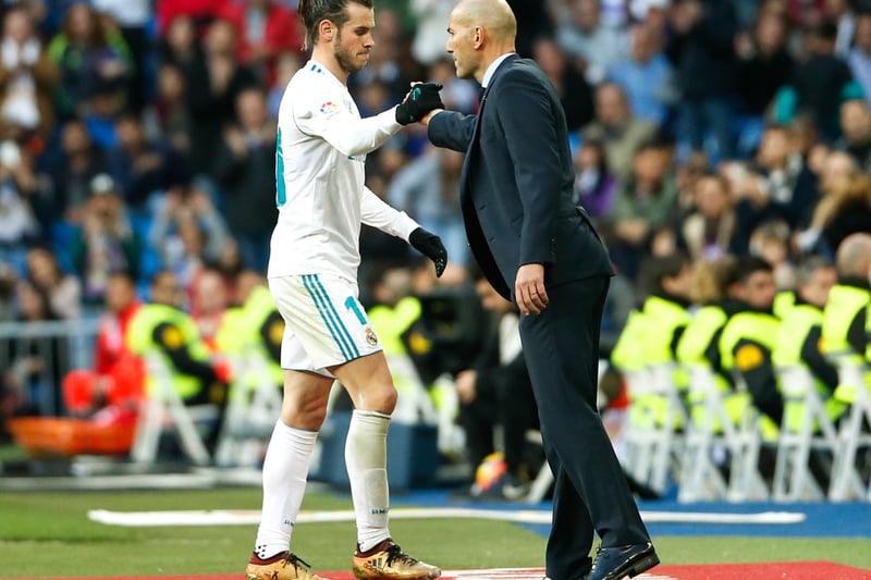 Gareth Bale et Zinedine Zidane au Real Madrid.