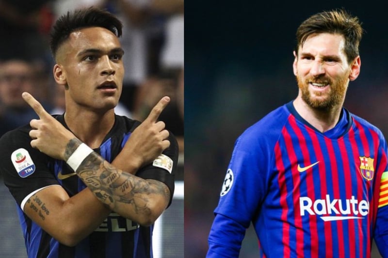 Lionel Messi contre Lautaro Martinez