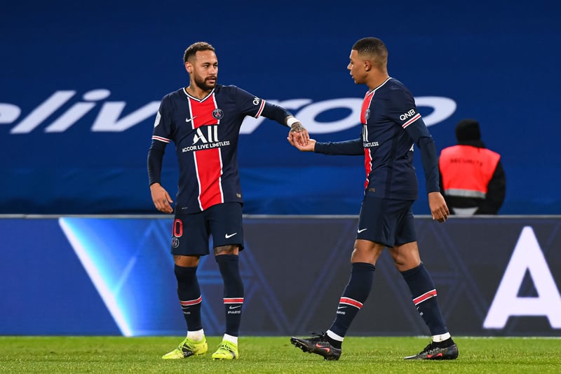 Neymar et Kylian Mbappé, les deux stars du PSG.