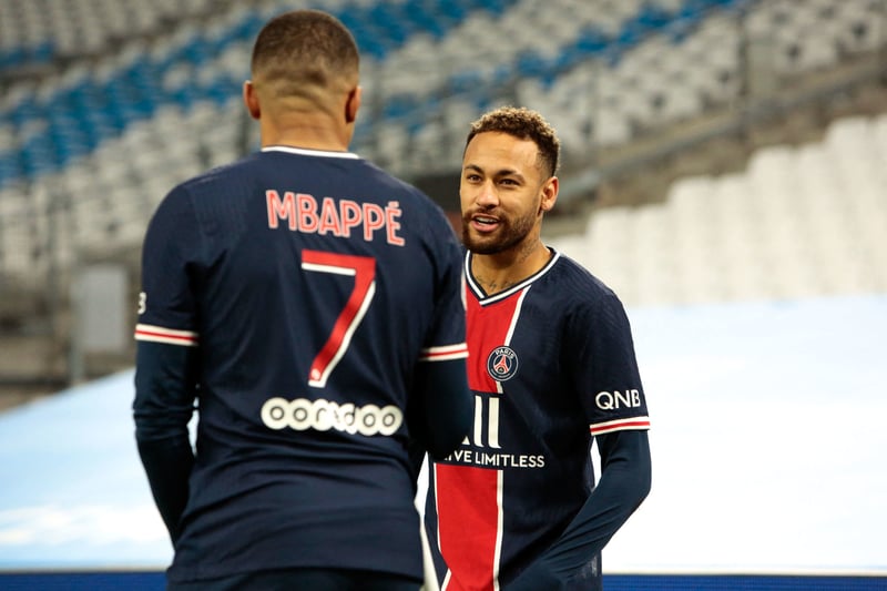 Kylian Mbappé et Neymar, les deux stars du PSG.