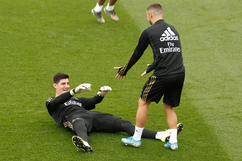 COurtois est convaincu que son ami Hazard reviendra au top avec le Real Madrid. 