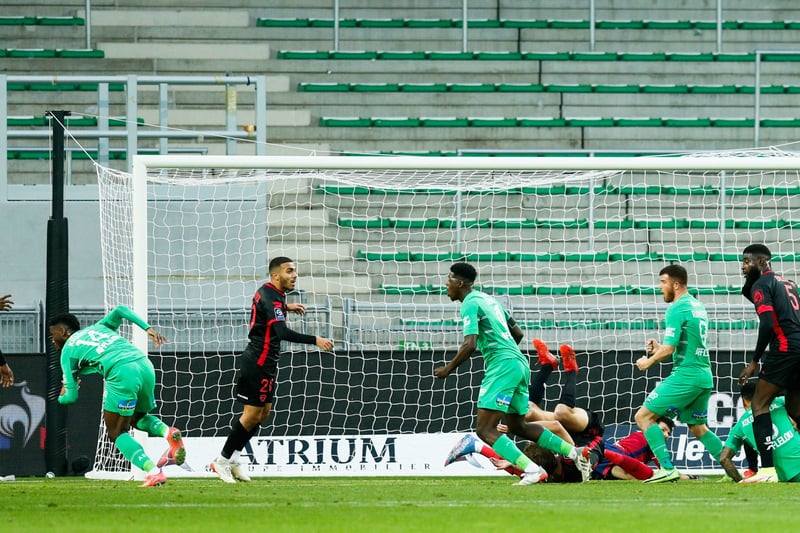 ASSE - Clermont Foot, lors du match aller (3-2).