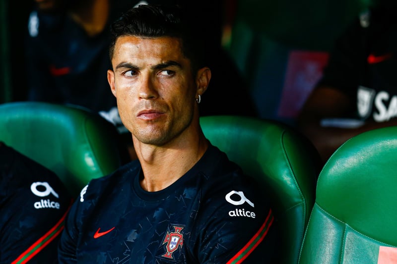 Cristiano Ronaldo, capitaine du Portugal. 