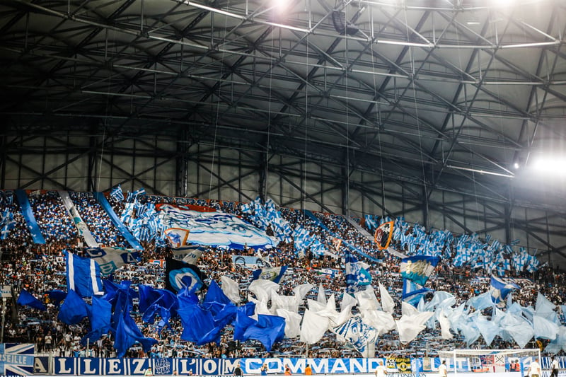 Les supporters de l'OM au stade Vélodrome.